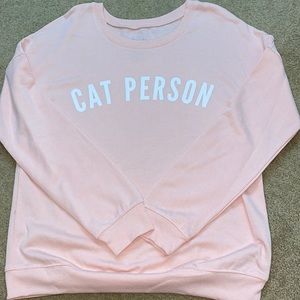 Target Cat person sweatshirt